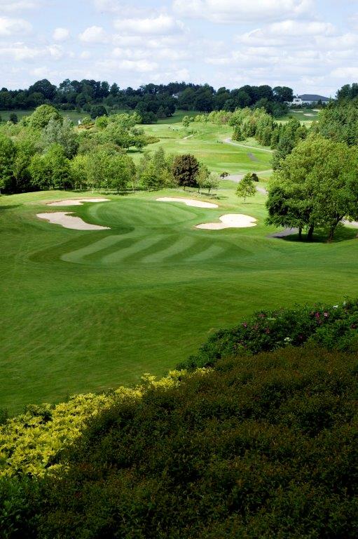 Fairway auf dem Slieve Russel Golfplatz in der Nähe von Dublin, Irland